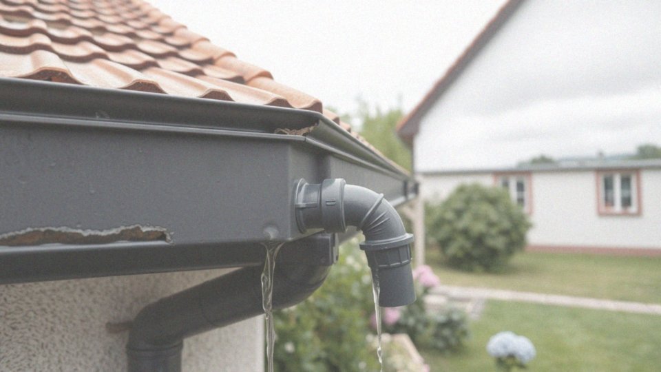 Jakie są metody odprowadzania wody z rynien?