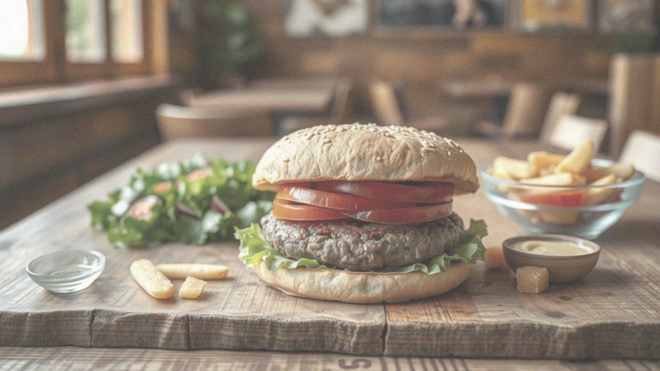 Jakie są wartości kaloryczne zdrowszej wersji Burgera Drwala?